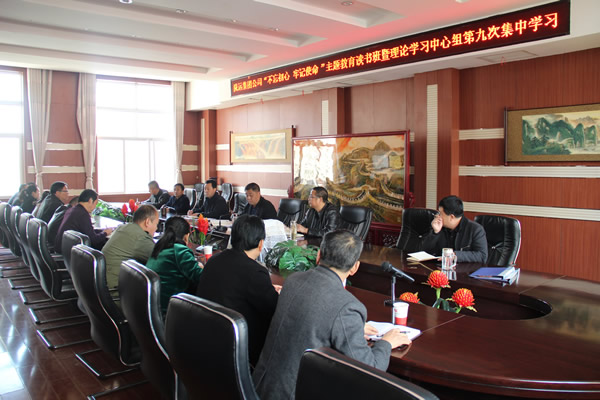 隴運集團公司黨委召開“不忘初心、牢記使命”主題教育讀書班暨理論學習中心組第九次集中學習（擴大）會議